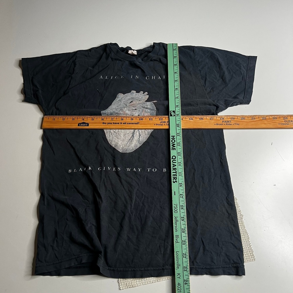 Alice In Chains Black Gives Way To Blue 2010 Tour Shirt Black Graphic Tee Small - Picture 5 of 9